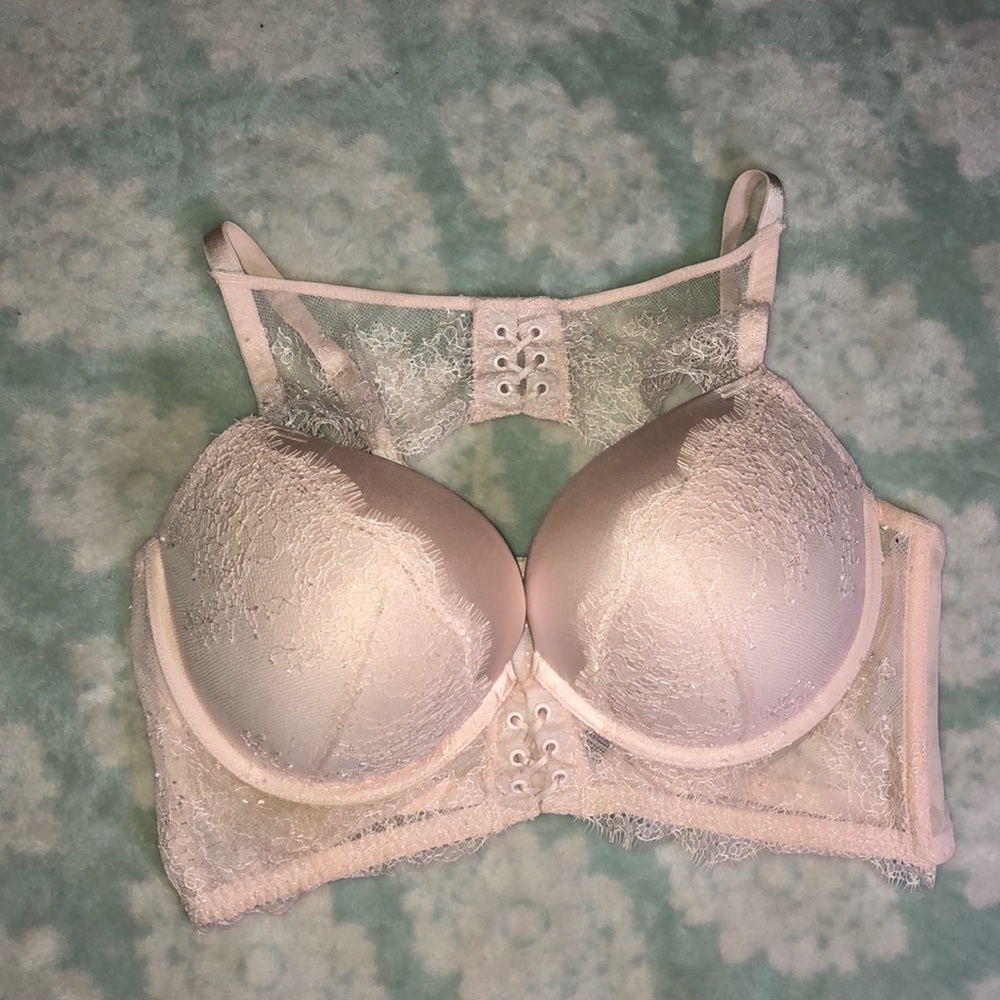 VS Pink Very Sexy Push-up High Neck Longline 38C